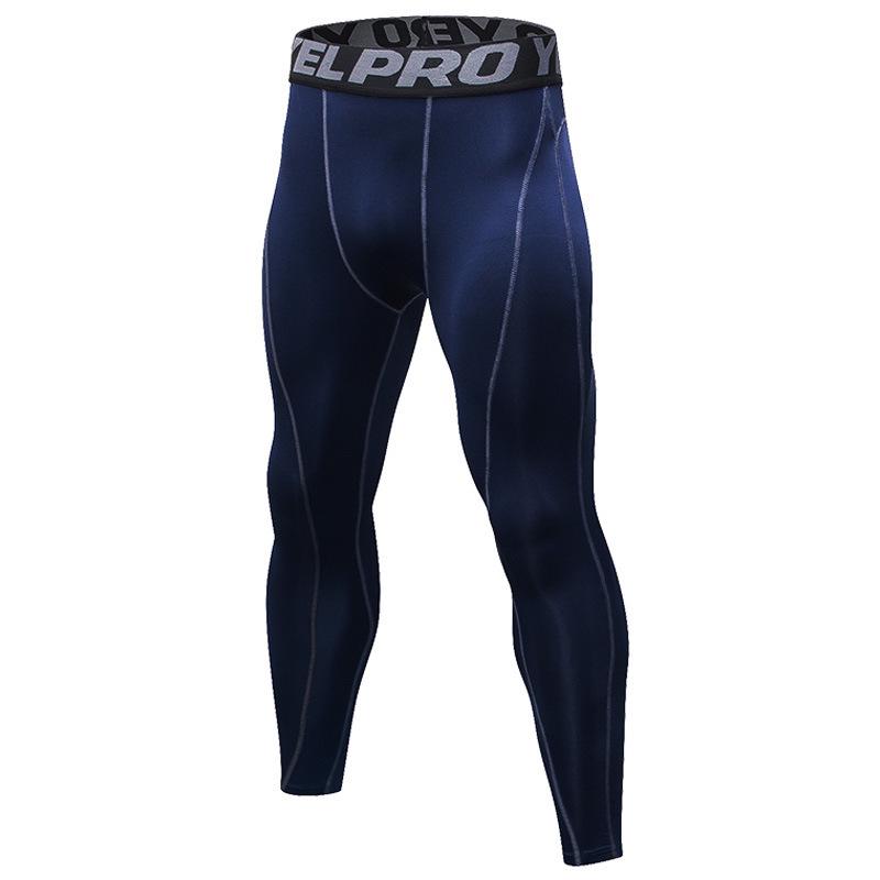 Men's Pro Sports Quick-Dry Running Pants - Sweat-Wicking, Breathable, Elastic Fitness Tights