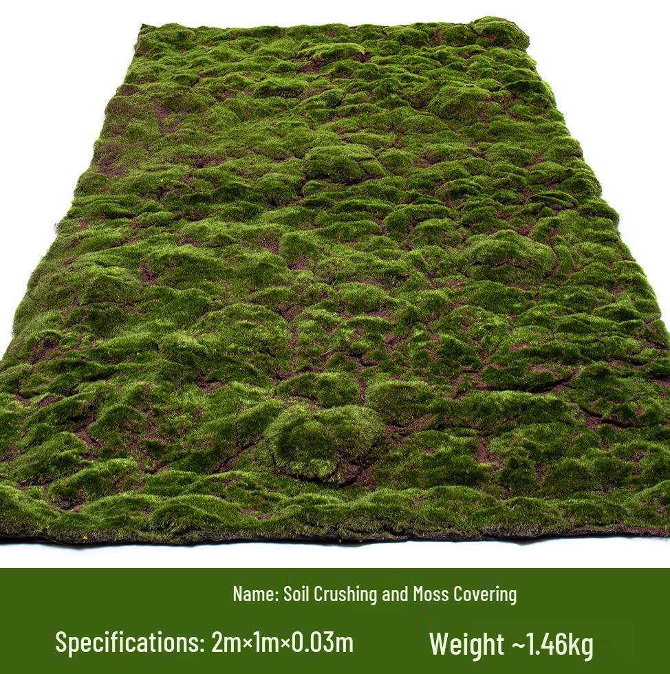 Artificial Moss Turf for Landscaping and Decor