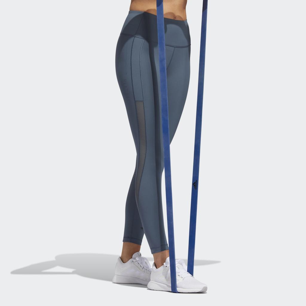 Adidas Tight Yoga Training Fitness Pants Women Pants Legacy-Blue GH8508
