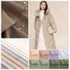Solid Color Waterproof Down Jacket Fabric Thin By The Meter for Clothes Coats Pants DIY Sewing Micro Wrinkled Cloth Winter