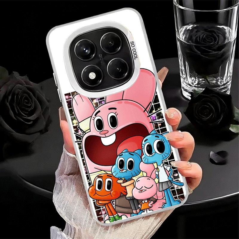 

A-Amazing World G-Gumball Soft Phone Case for Samsung Galaxy S24 S25 FE S26 Edge S23 Ultra S22 Plus S21 + Shockproof Cover Back Redmi Note 11 Pro 5G