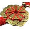 Chinese Feng Shui Ten Emperor Money Co with Chinese Knot Office Bedroom Car Hanging Ornaments Decoration Lucky Co for Wealth and Success (12 Co+Red