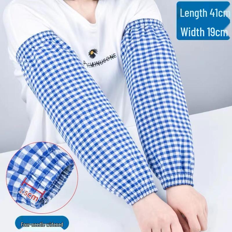 JingJingRS Adult Extra Long Cotton Work Arm Sleeves