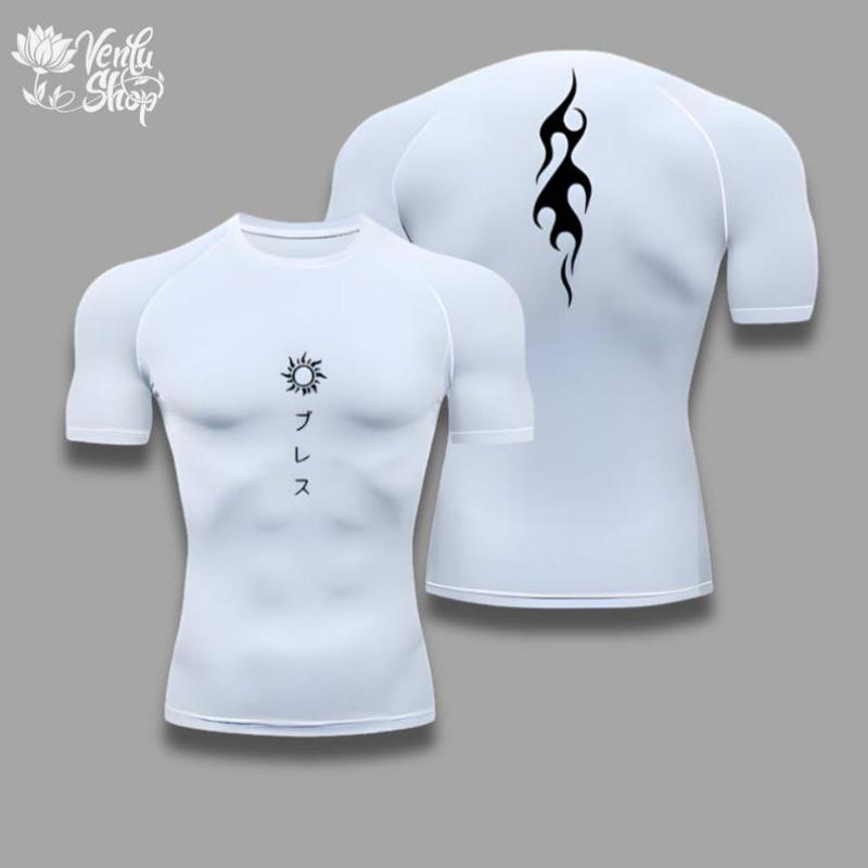 

Компрессор, Клинок, рассекающий демонов, Тандзиро Камадо, Хиноками Кагура, Дыхание Солнца, Аниме, Спортзал, Футболка, Спорт, Фитнес-одежда XXXL