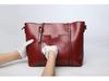 2025 Trendy Women's Genuine Leather Shoulder Tote - Soft, Versatile, Large Capacity Handbag with Crossbody Option