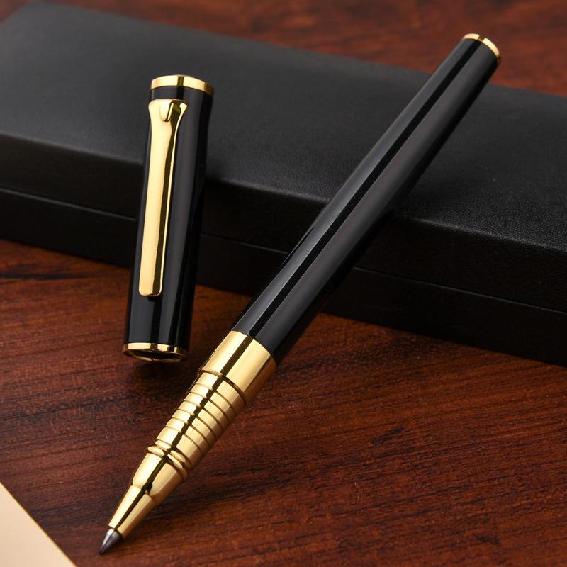 Business Advertising Metal Signature Pen Lettering, Neutral Gift Signature Pen Orb Pen Gift Box Set