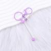 6Pcs Metal Beadable Keychain Bars Beading Key Chain Bar Blanks For Beads Pendant Jewelry Charms Lanyard Diy Crafts Gift