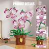 323Pcs Phalaenopsis Potted Plant Building Block Orchid Bricks Flower Model Puzzle Toys Sets New Year Christmas Birthday Gifts