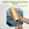 Handmade Bamboo Wind Chimes Hand Cranked Yard Pendant Musical Windchime  Yoga Studio
