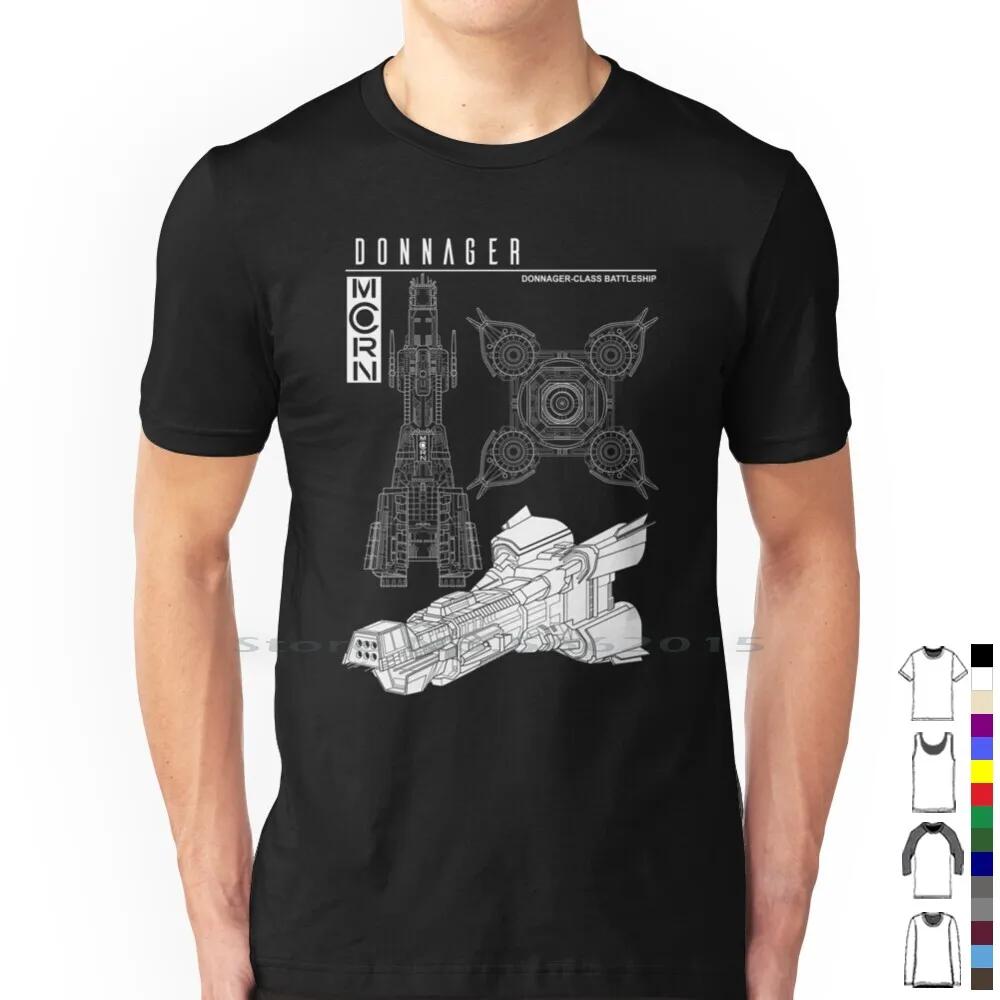 Donnager Mcrn Ship ( The Expanse ) T Shirt 100% Cotton Donnager Mcrn Theexpanse Spaceship Science Fiction Scifi Short Long S