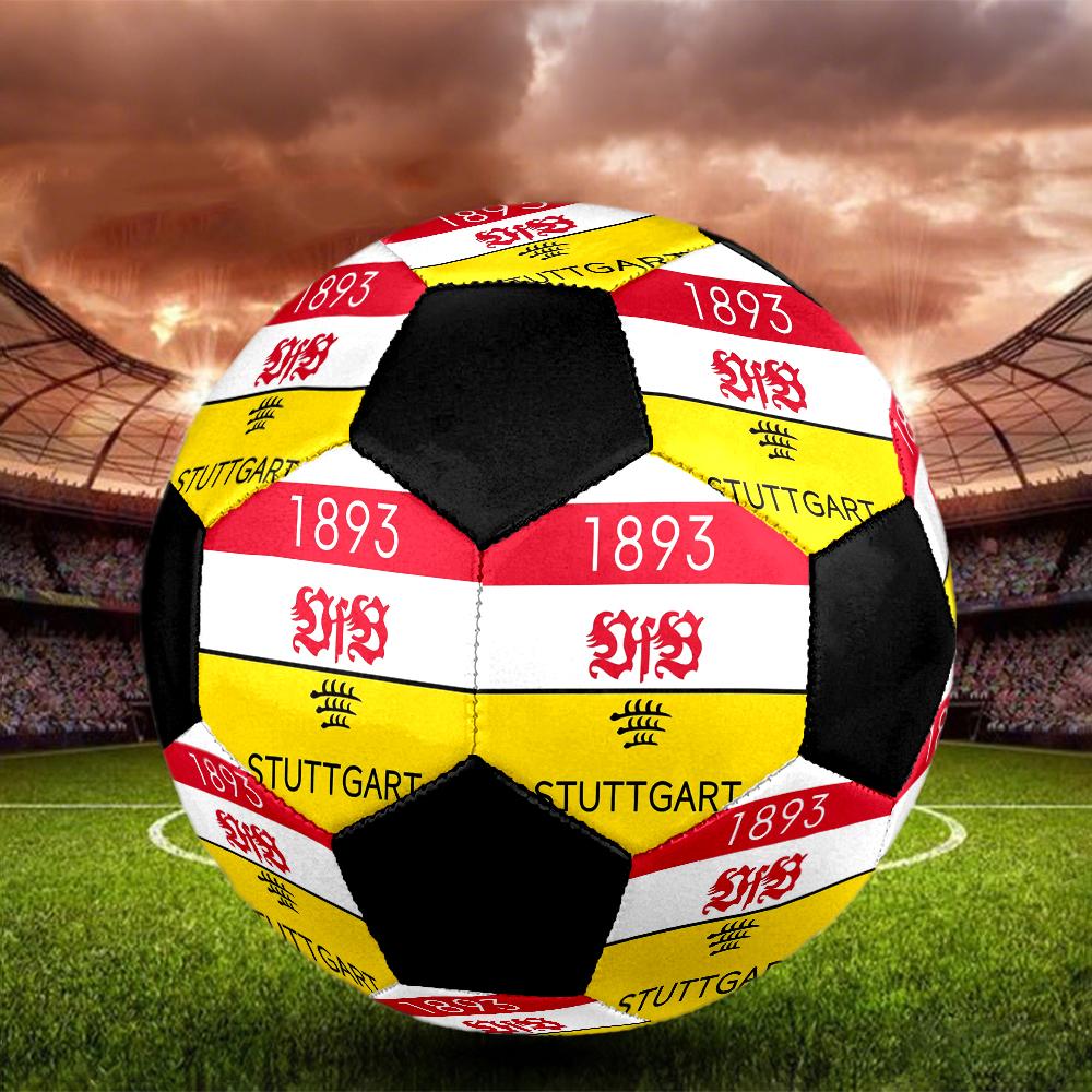 Sportverein Darmstadt Indoor Soccer Ball Colorful Machine Stitched PVC Size 5 Team Training Competition Ready Durable High-Bounce Cool Sports Gift