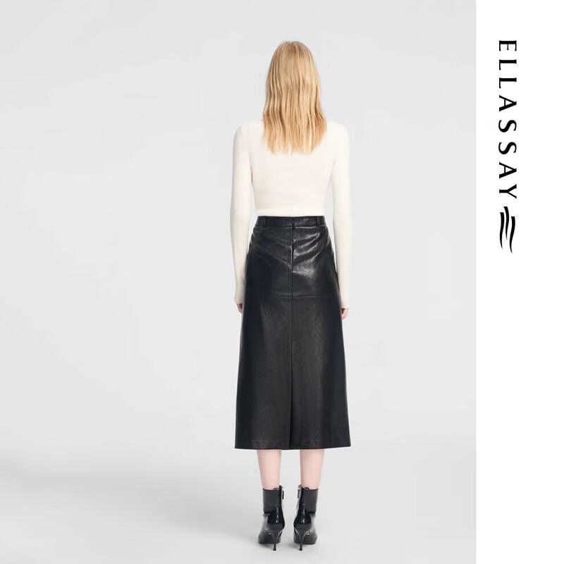ELLASSAY Elegant High-Waisted Midi Skirt