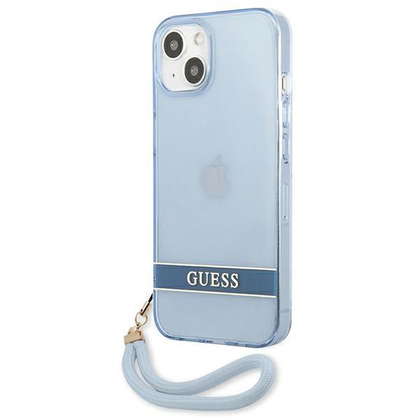 Guess Guhcp13Shtsgsb Iphone 13 Mini 5,4Niebieski/Blue Hardcase Translucent Stap