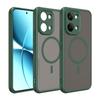 Frosted Shield Shockproof Case For Xiaomi Poco X8 Pro Max Redmi Turbo 5Max TPU Frame Matte Plastic Magnetic Phone Cover Fundas