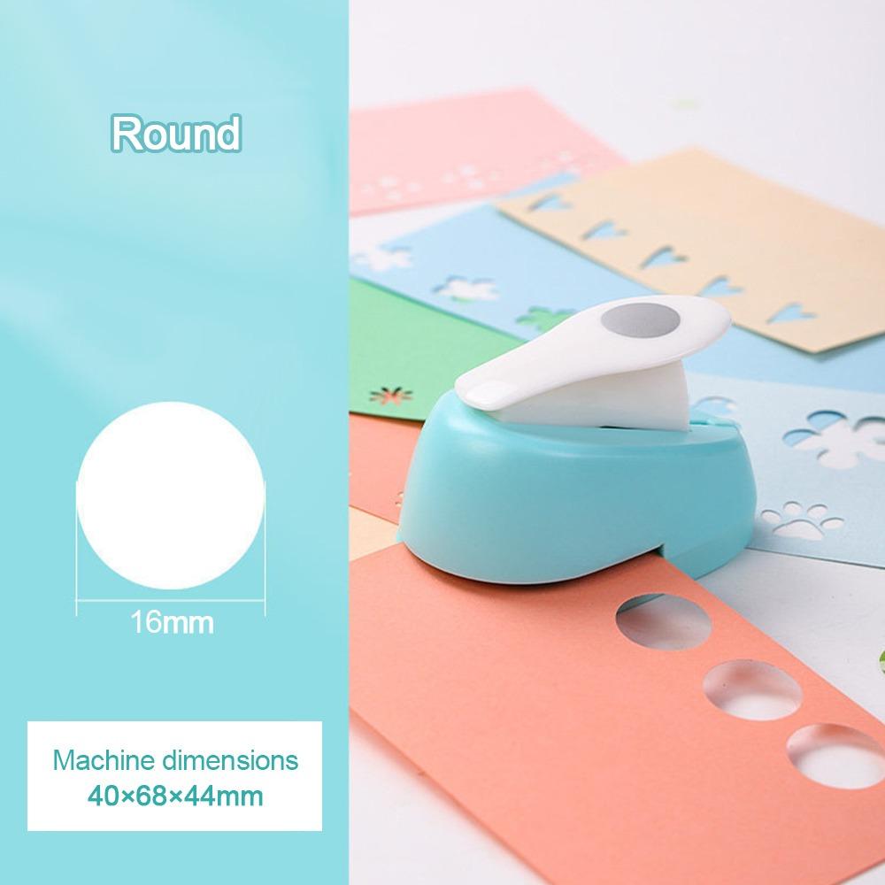 Plastic Craft Punch Hand Operated Paper Cutter Portable Hole Punch Handmade DIY