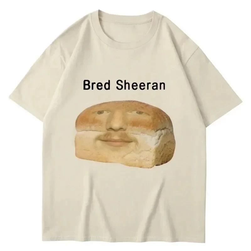 Funny Ed Sheeran Meme Print T Shirts Men Women Humor Creativity Short Sleeve Casual Soft Summer T-shirt Streetwear