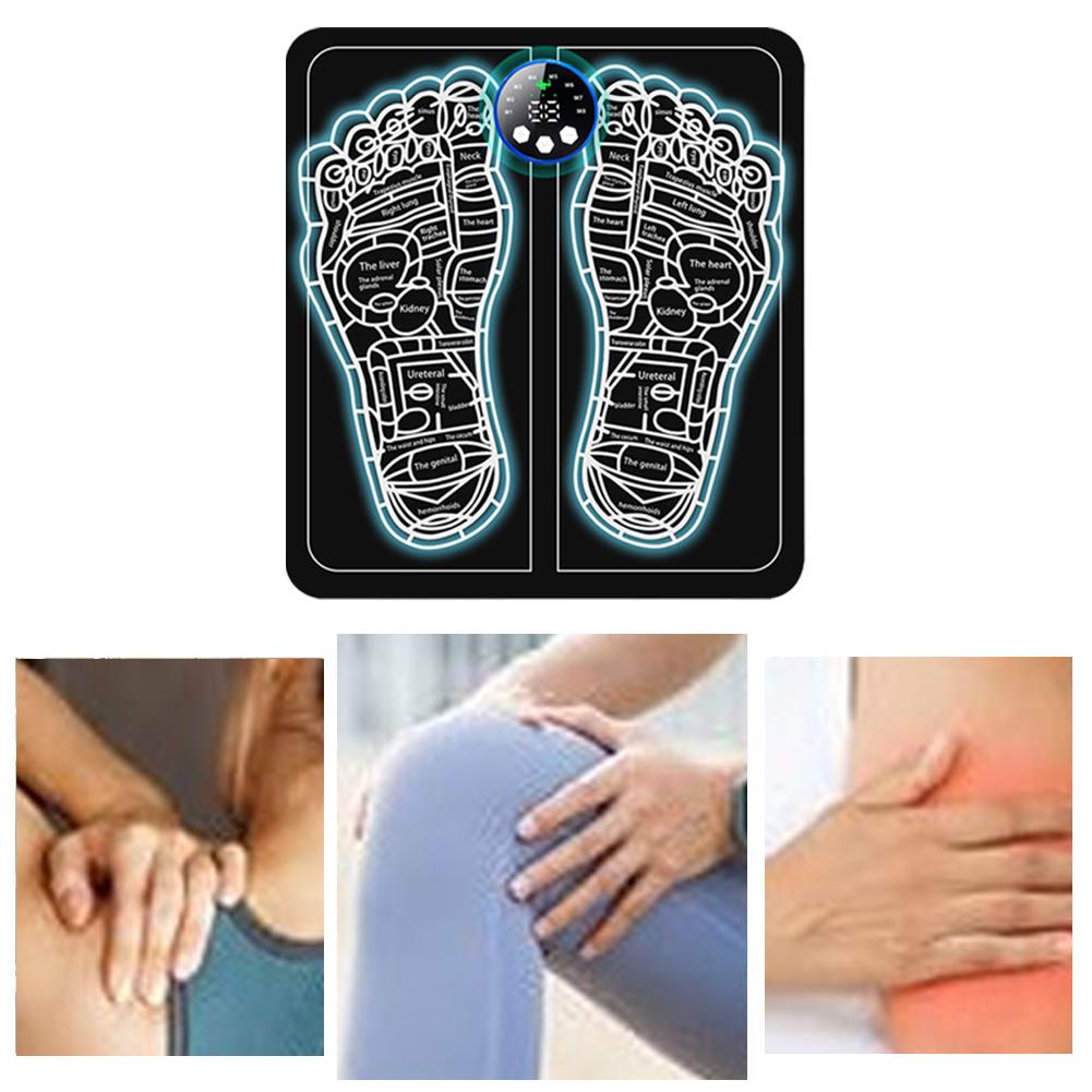 EMS Foot Massager Foot Massage Mat Multi Modes Electric Feet Acupressure Pad Pulse Acupuncture Cushion for Health Care