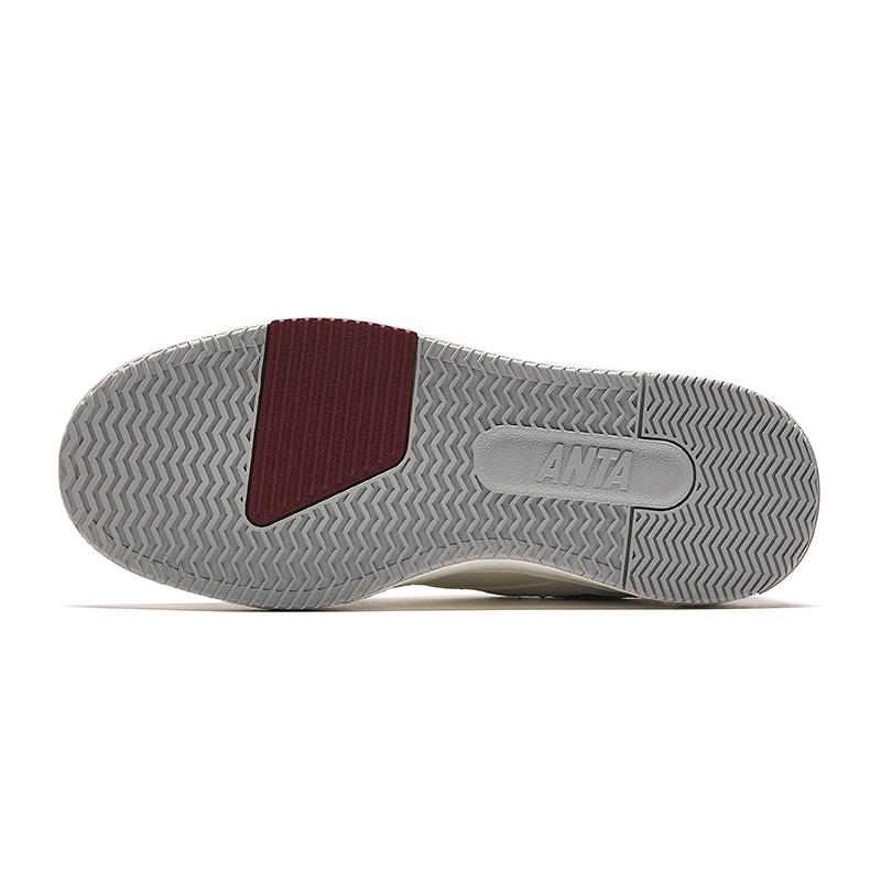 Anta C37 Series Comfortable Casual Height Increasing Lightweight Low Top Sneakers Women sneakers Ivory-White 922438037-1