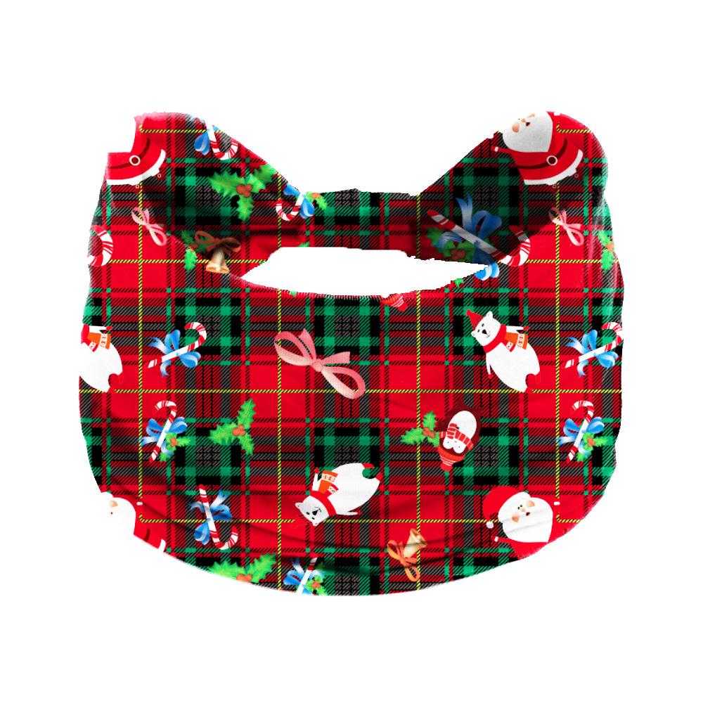 15CM Tie-Dye Extra Wide Elastic Christmas Headband for Women - Perfect for Yoga, Sports, and Face Washing