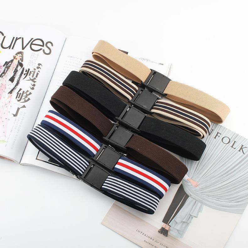 Lazy Belt Elastischer Elastischer Jeansgürtel Damen Dekoratives Taillensiegel Kein Stanzen