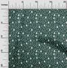 oneOone Cotton Flex Blue Fabric Snowflake,Star & Tree Dress Material Fabric Print Fabric By The Yard 40 Inch