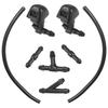 76810-TK8-A01 Windshield Nozzle, Wiper Washer Jet and Liquid Hose with Connector,