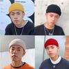 Kurze Skullcap Koreanischer Stil Melonenmütze Retro Strickmützen Herbst und Winter
