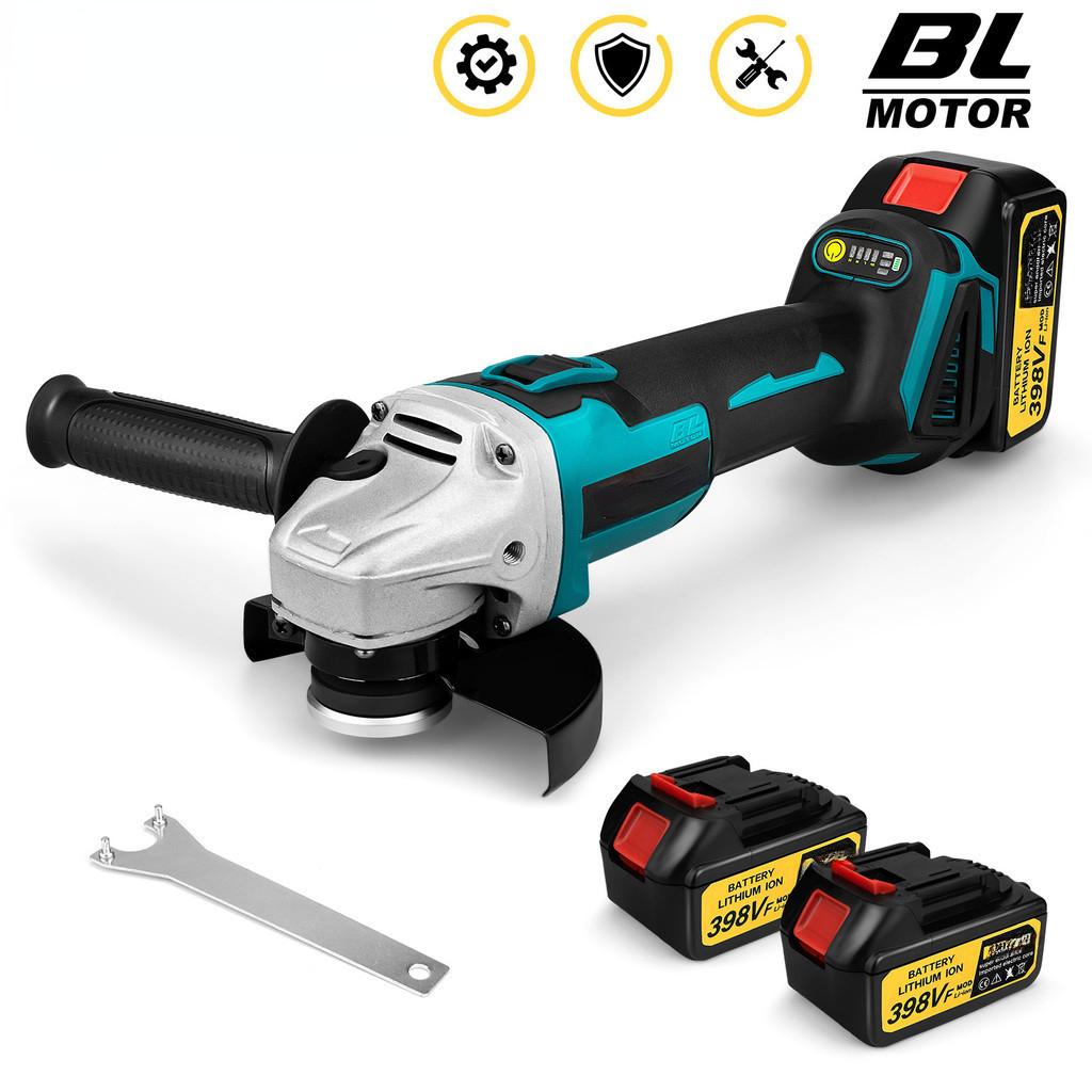 10000 Rpm Household Cordless Portable Power Tool Brushless Electric Angle Grinder Rechargeable Polishing Cutting Machine
