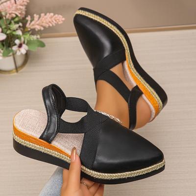 Suede Solid Color Women Shoes Spring 2025 Casual Pointed Toe New Thick Soled Single Shoe Comfortable Lightweight Soft sole Shoes