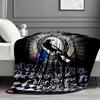 Football Club Print Blanket - Soft & Comfortable, for Bedroom, Travel, Sofa, Home Decoration - Birthday Christmas Gift for Friend