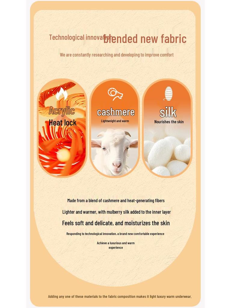 Silk & Cashmere Red Thermal Underwear Set for Kids - 2025 Zodiac Winter Style