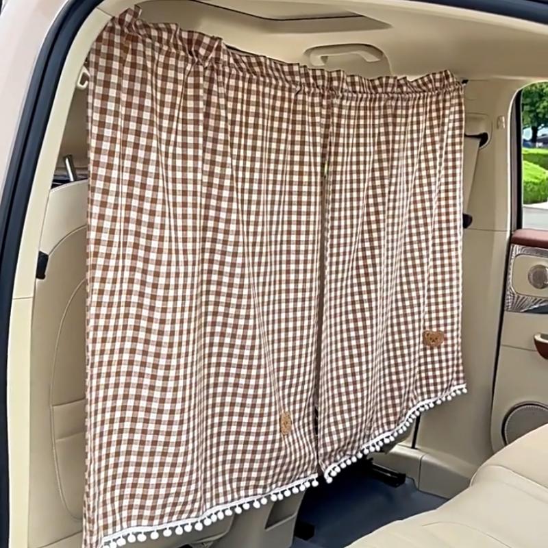 1PC Car front and rear partition curtain sunshade curtain sunblock intermediate air conditioning barrier privacy curtain