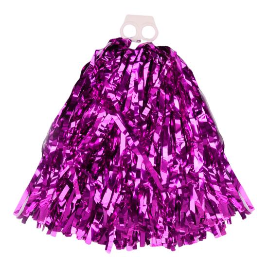 

Металлизированные помпоны для чирлидинга, помпоны с ручкой, аксессуар для костюма чирлидера для командного духа, спортивной танцевальной вечеринки, поддержки розы красного