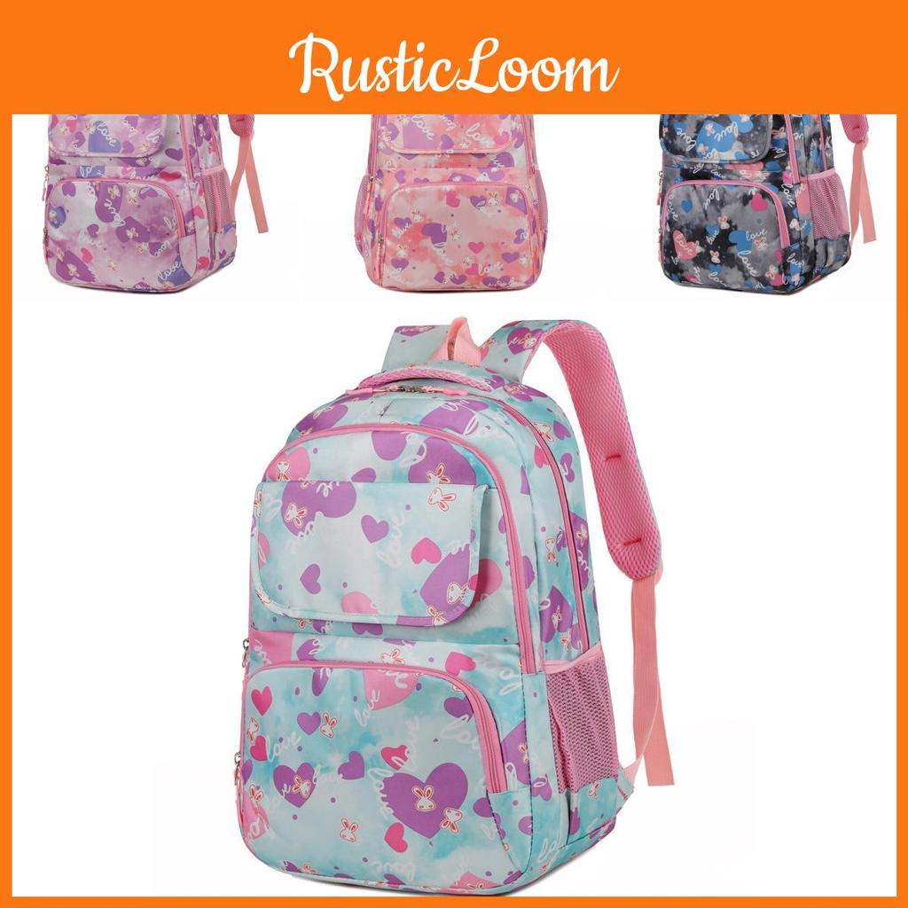 Schoolbag Student Anti Splashing Water Wear Resistant Fashionable Cute Backpack