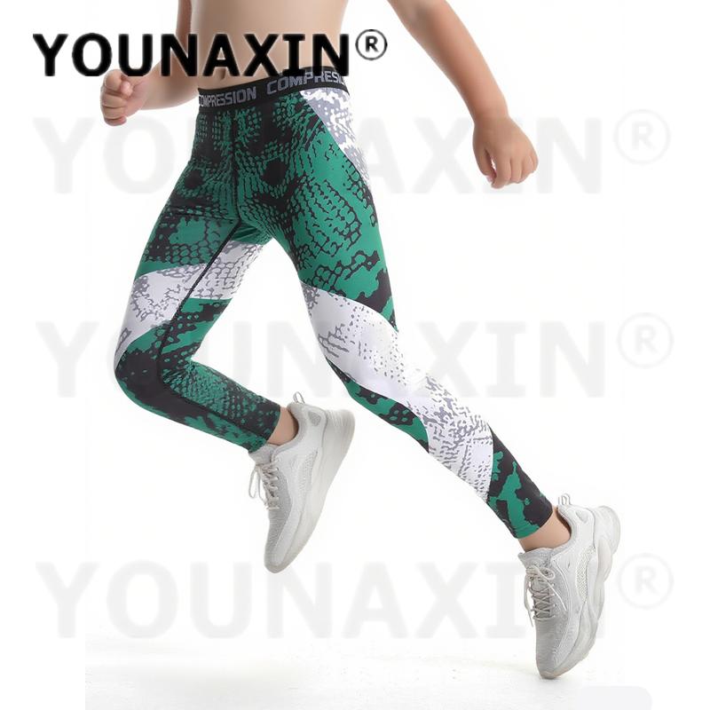 Unisex Kinder Lauf-Sporthose Jungen Basketball Leggings Sportbekleidung Fitness Training Gym Mädchen Yoga Hose Schnelltrocknend