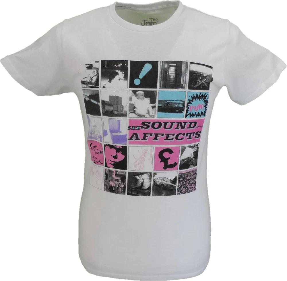 Unisexs The Jam White Sound Affects Official T Shirt S