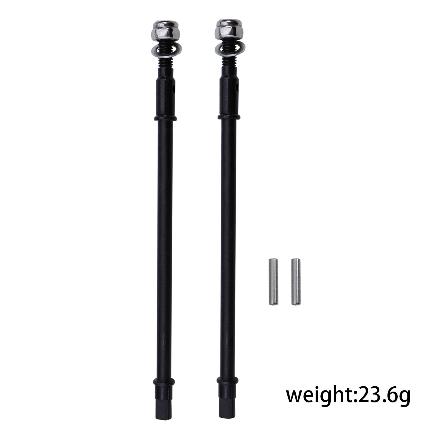 

RC Car Front Middle Rear Axle Aluminum Alloy Straight Axle For 1/10 RC Crawler Car Axial SCX10 D90 RC4WD Upgrade Parts