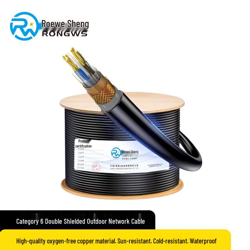 Rongweisheng Outdoor Cat5e/Cat6 PoE Network Cable