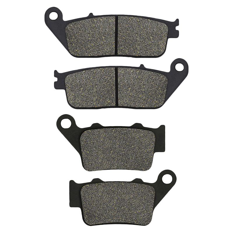 Cyleto Motorcycle Front & Rear Brake Pads for Yamaha Majesty S 125 XC125R YP250R Xmax 250 WR125X Supermoto WR125R Smax XC 155