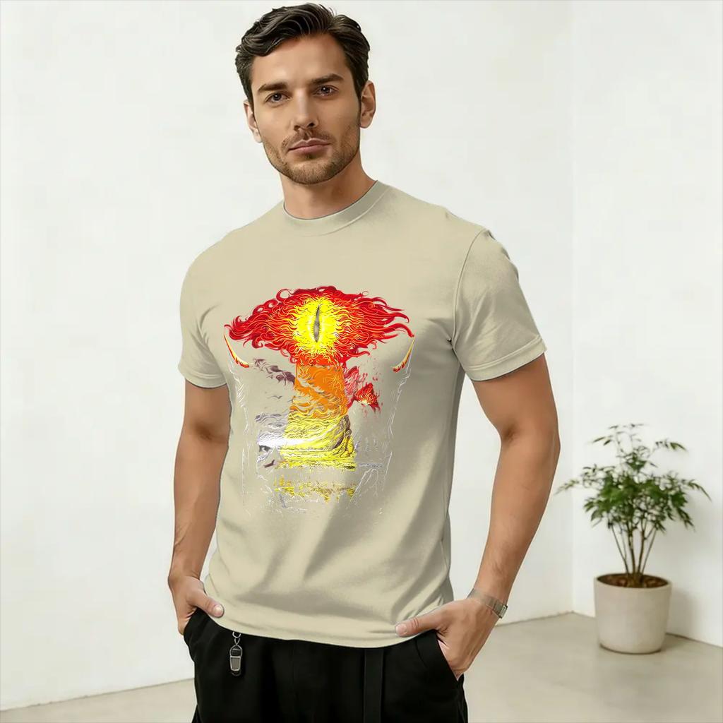 SAURON Art T Shirt for Unisex 100 Cotton Vintage TShirts Round Neck Tee Shirt Short Sleeve Clothes Gift