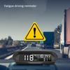 Automotive Solar Powered HUD Display with Automatic Brightness 1000mAh Battery Enhances Safety For Long Distance Drivers
