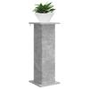 Plant Stand Concrete Grey 30.5 x 30 x 80.5 cm Engineered Wood