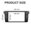 180*105mm Opening Double Din Fascia for BMW 3 Series E46 Radio DVD Stereo Panel Dash Trim Kit GPS Refitting Installation Frame