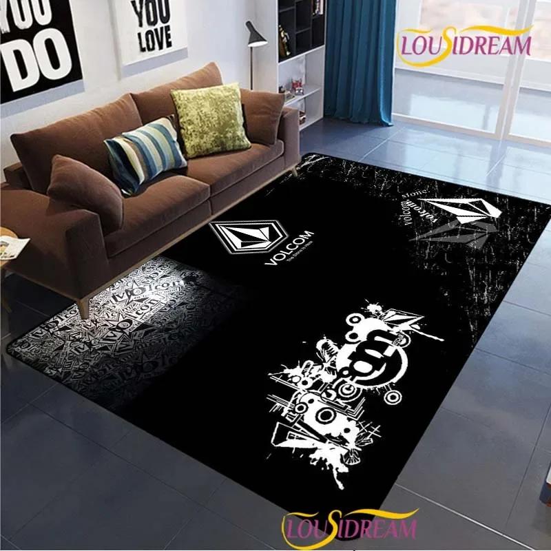 Moderner Markenteppich für Wohnzimmer, Schlafzimmer, Tischdekoration, Küchentür, rutschfeste Fußmatten, Alfombra Geburtstagsgeschenk