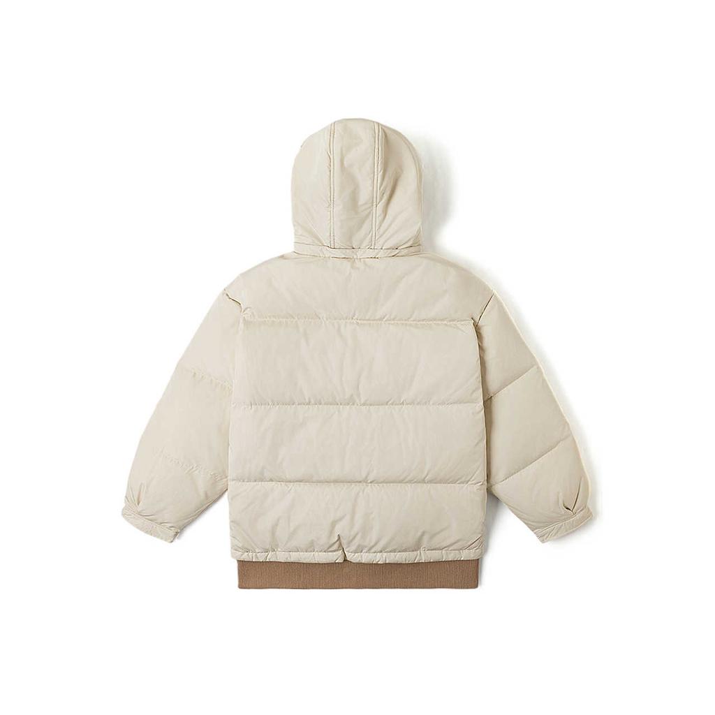 Vans Hooded Warm Fashion Versatile Down Jacket Women Outerwear Oatmeal VN000KD22N1