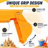 Orange Beach Sand Digging Tool Excavator Arm Shape Sand Shovel Arm  Kid Beach Tool