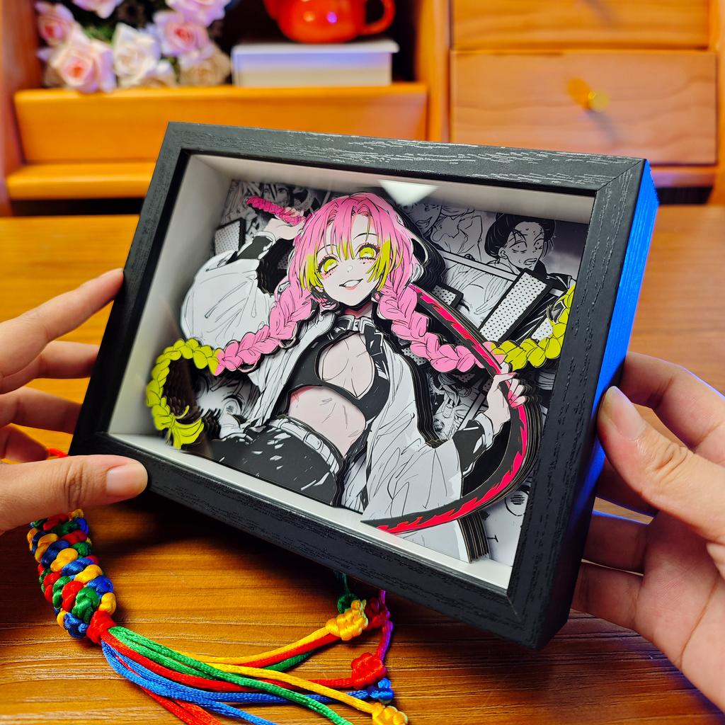Anime Umgebung Chara Figur Ständer Malerei Handgemachtes Geschenk Zangetsu Familie Ganzes Bild Handgemachtes Spielzeug Sammlerstück