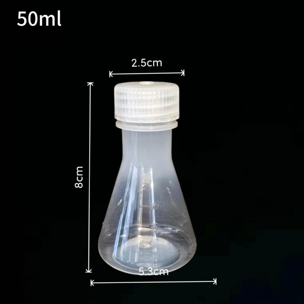 

Scaled Measuring Plastic Erlenmeyer Flask Plastic Conical Flask Chemical Laboratory Equipment 50ml