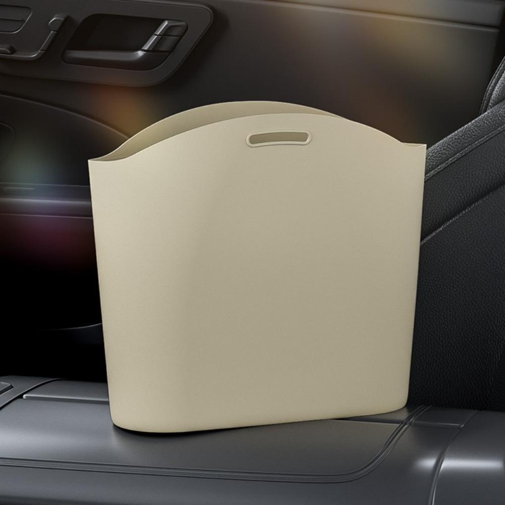Dustbin Silicone Car Trash Can Vehicle Storage Space Saving Organizers Hanging Waste Bin  Office