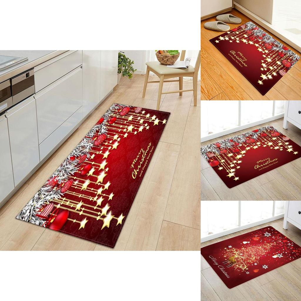 Eco-friendly Christmas Area Rug With Non-slip Effect Perfect For Any Room Decor